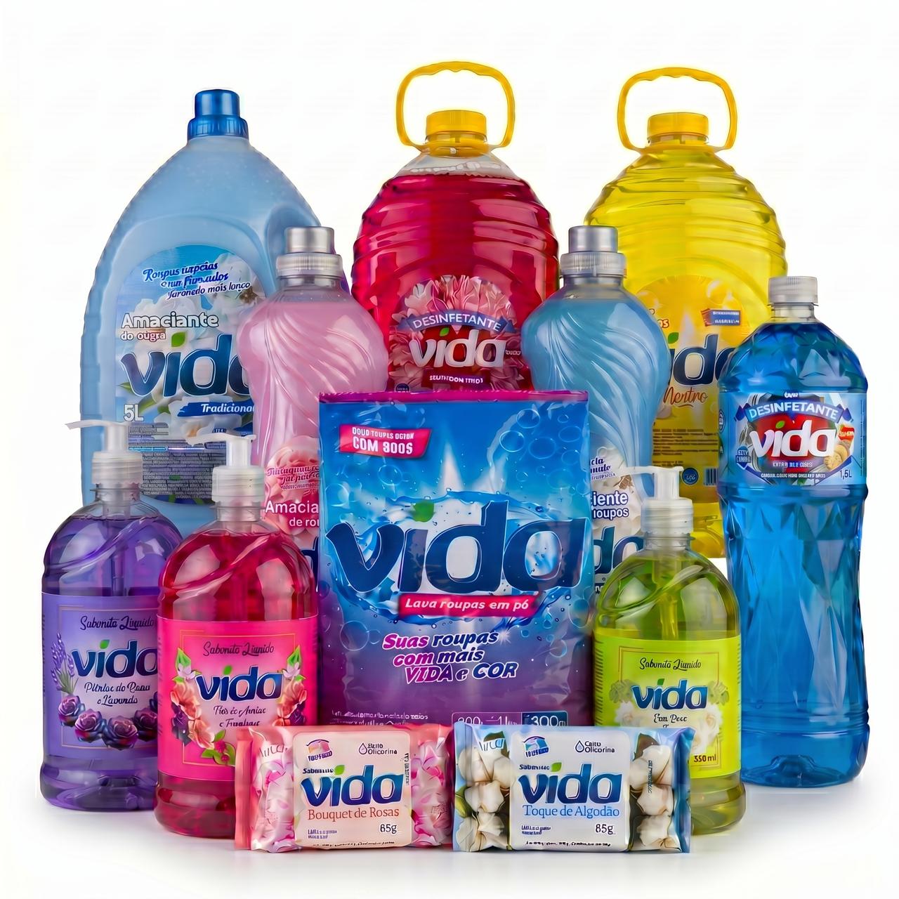 Linha completa de produtos Vida