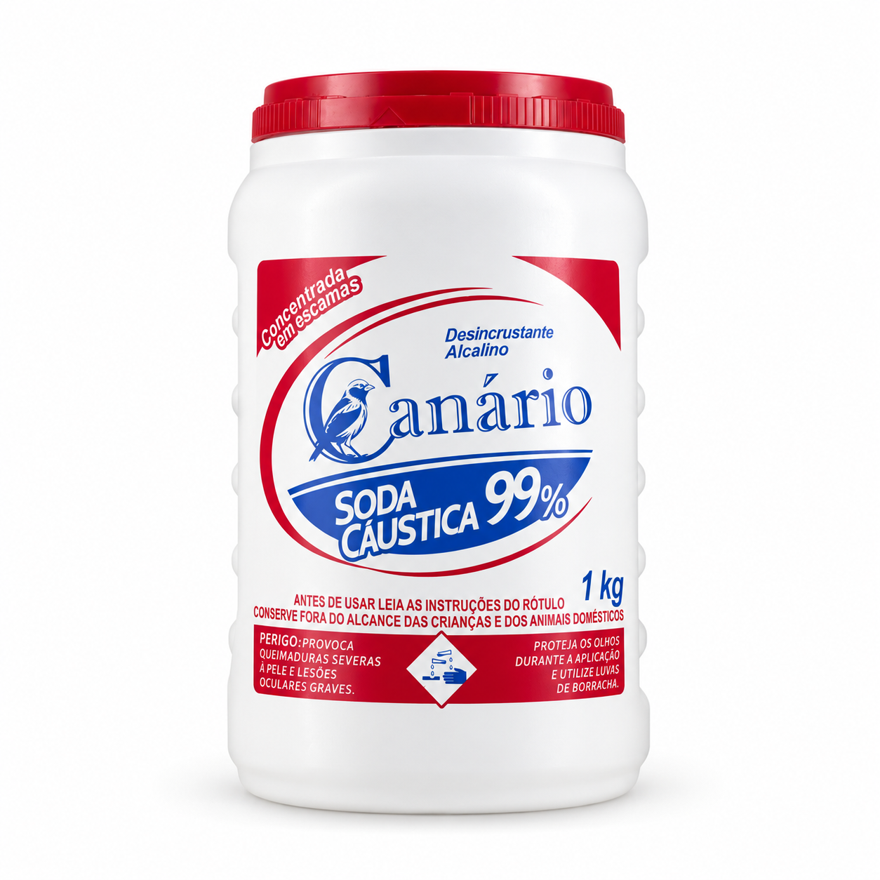 Soda Cáustica Canário 99% 1kg