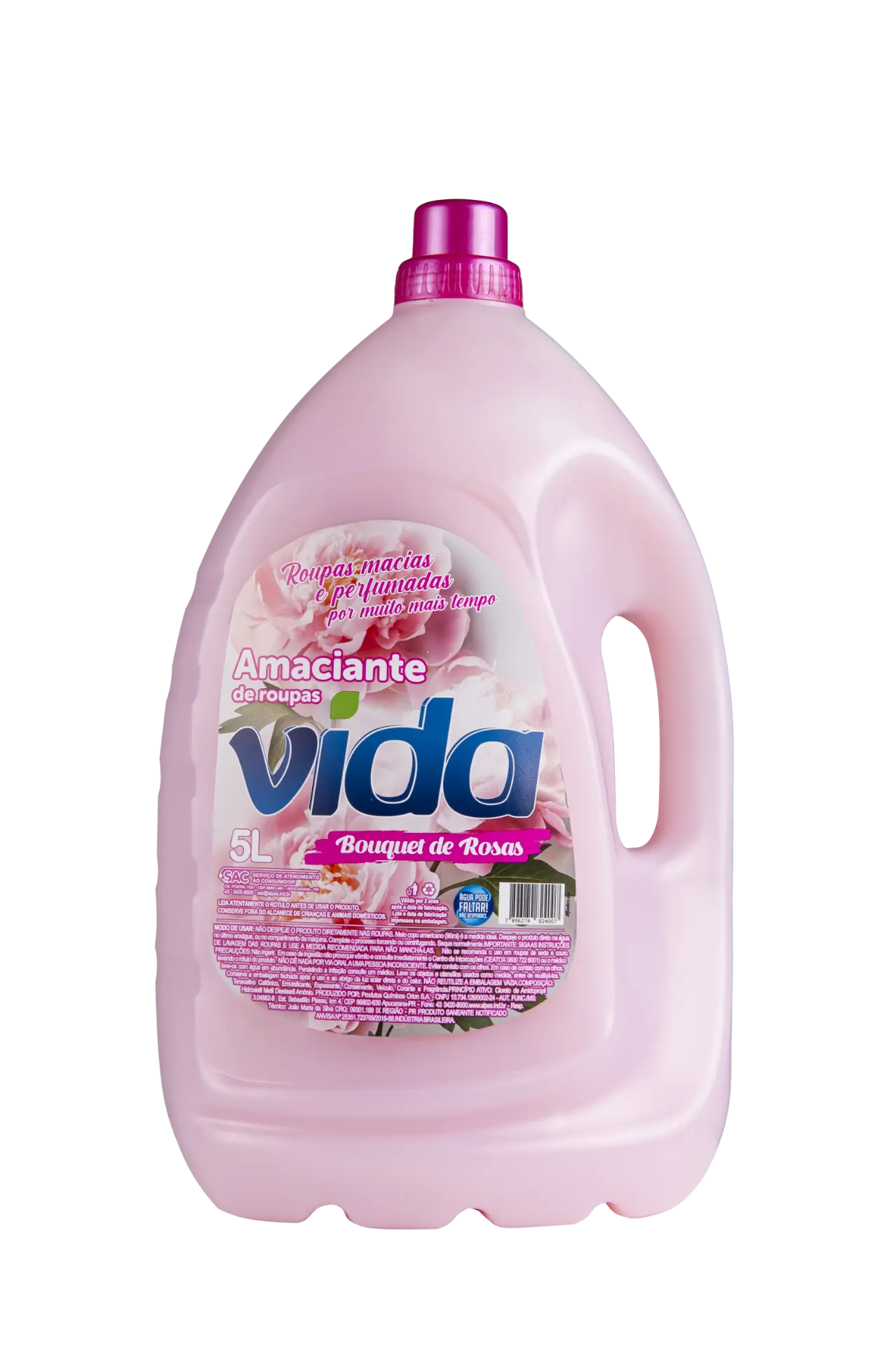 Amaciante Vida Bouquet de Rosas 5L