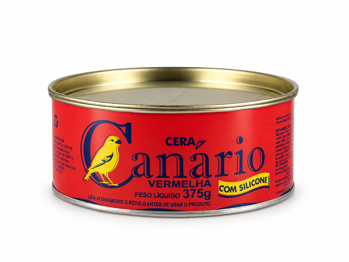 Cera em Pasta Canário Vermelha 375g