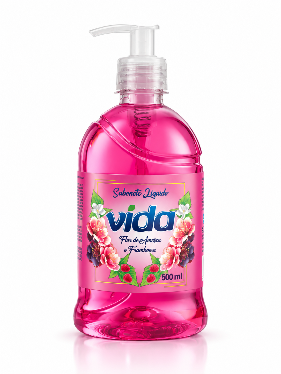 Sabonete Líquido Vida 500ml Flor de Ameixa e Framboesa