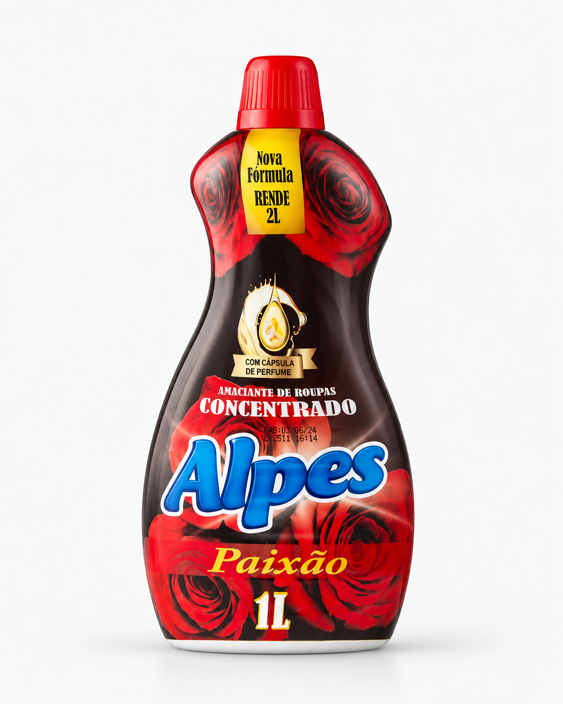 Amaciante Concentrado Alpes Paixão 1L