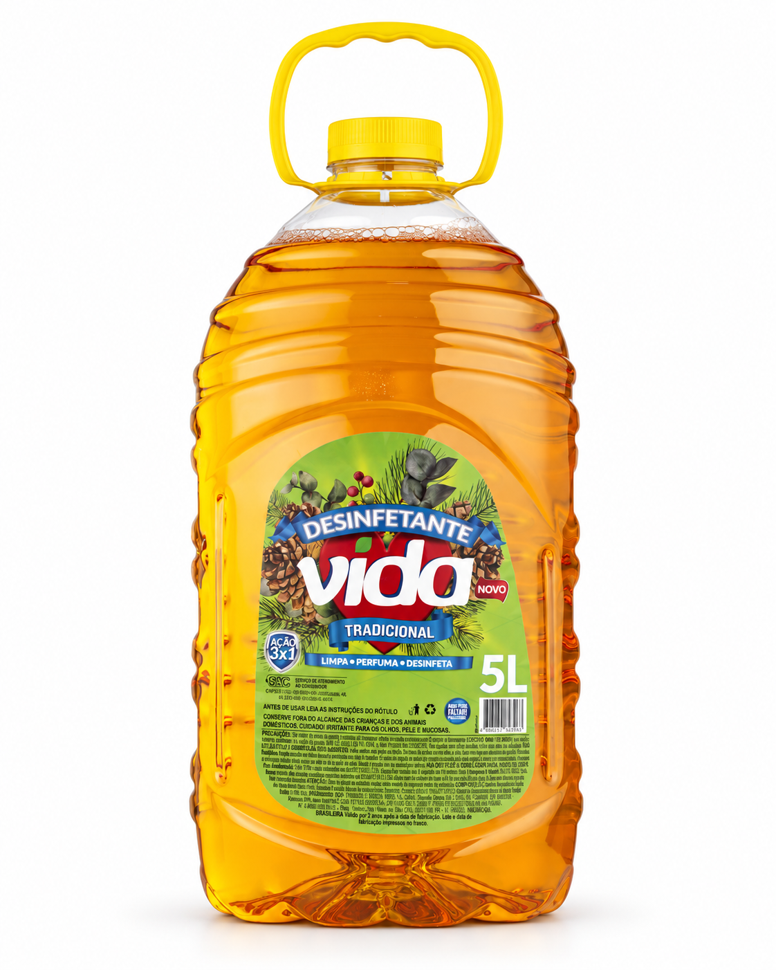 Desinfetante Vida Tradicional Pinho 5L