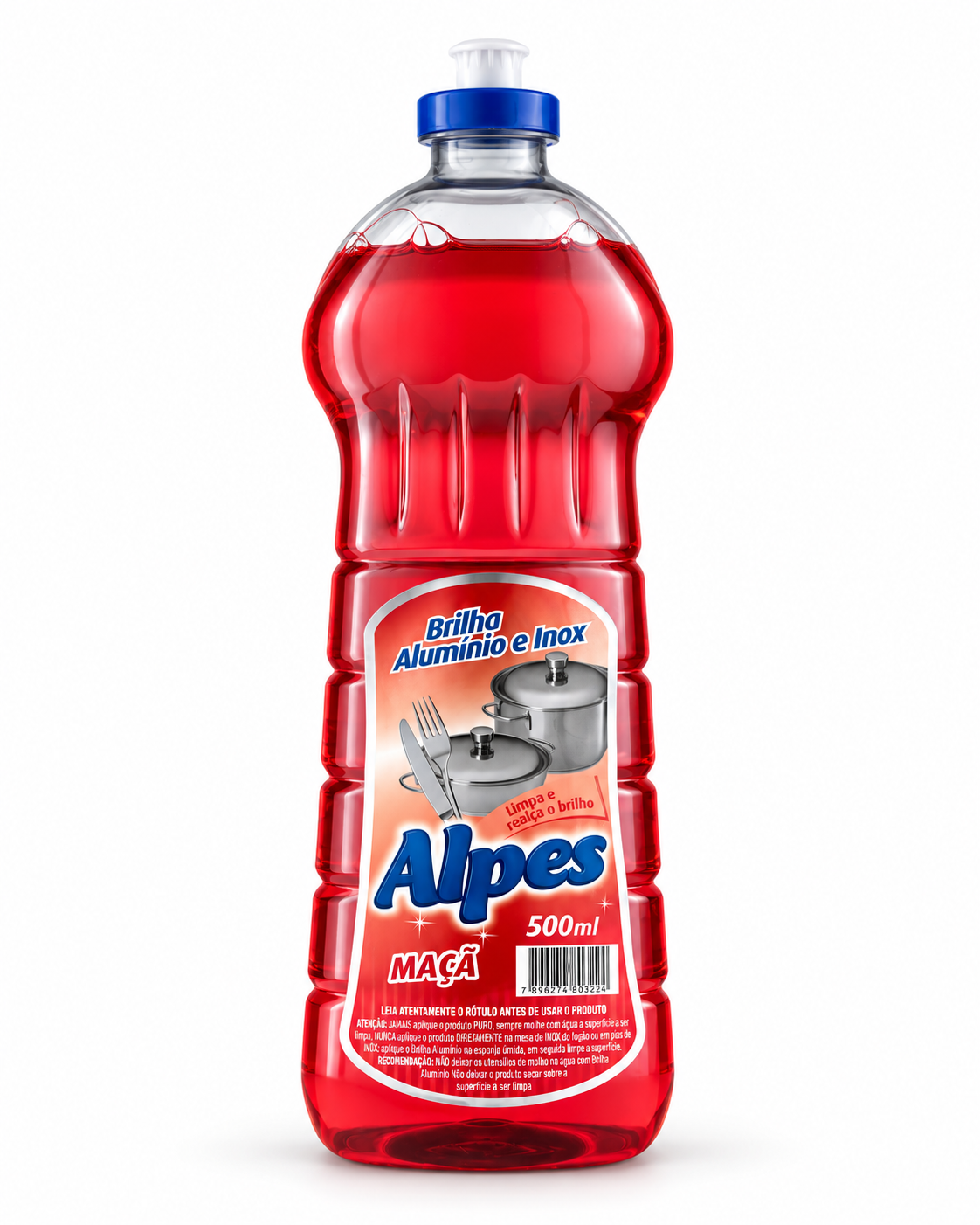 Brilha Alumínio e Inox Alpes Maçã 500ml