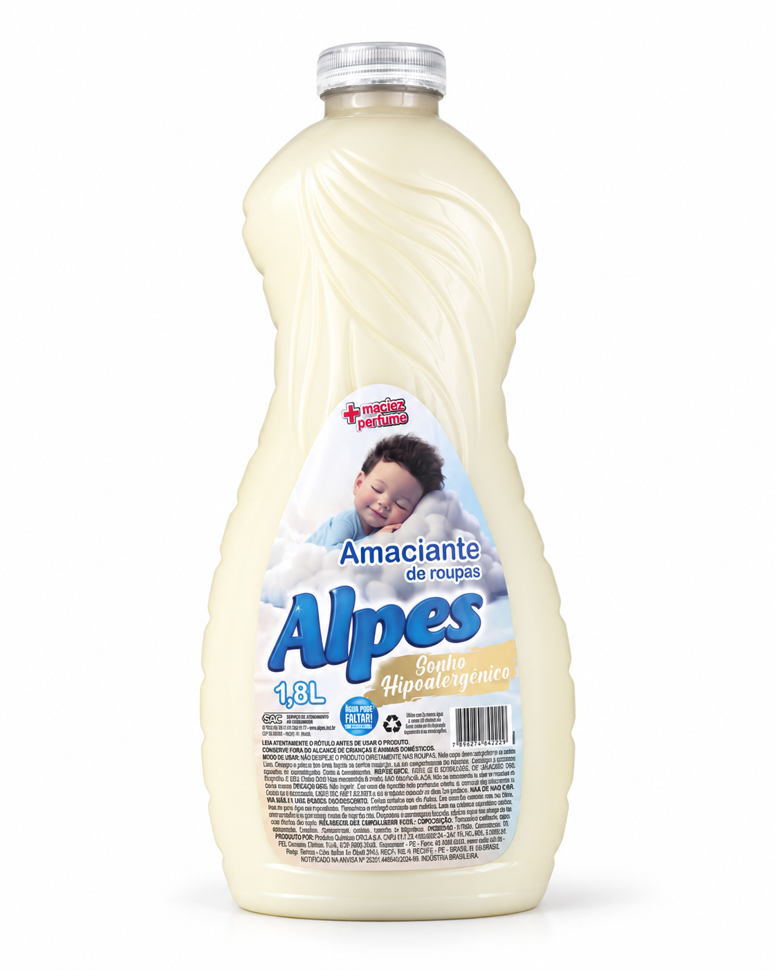 Amaciante Alpes Sonho Hipoalergênico 1,8L
