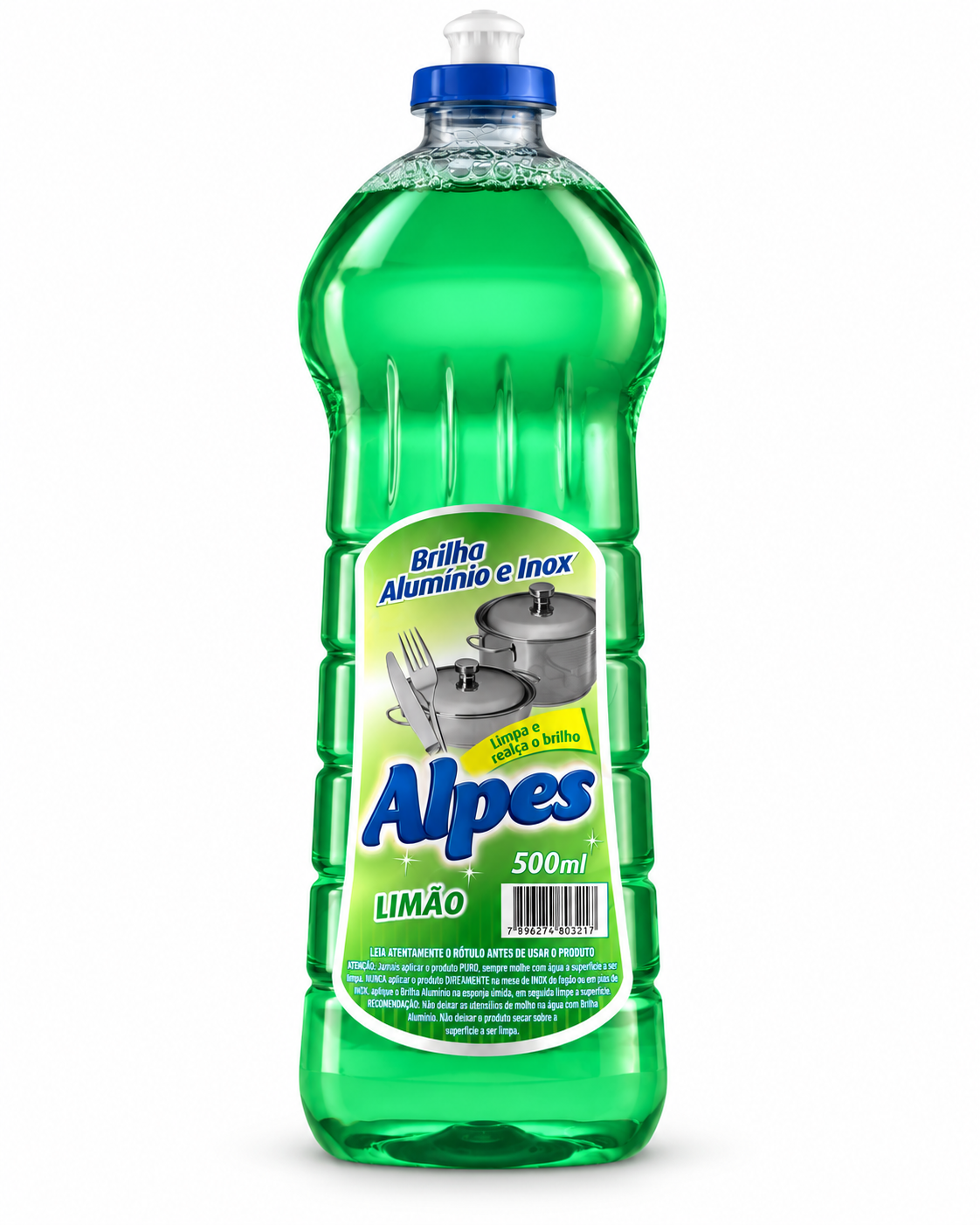 Brilha Alumínio e Inox Alpes Limão 500ml