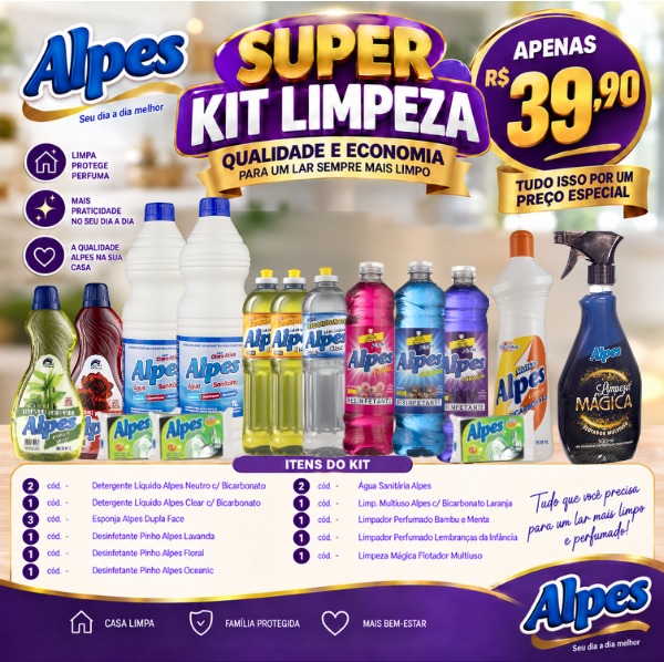 Linha Kits Alpes