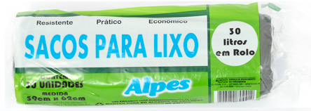 Sacos para Lixo Alpes em Rolo